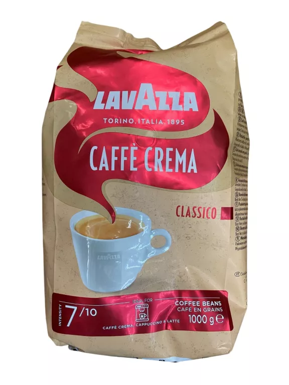 KAWA ZIARNISTA MIESZANA LAVAZZA CAFFE CREMA CLASSICO 1000 G