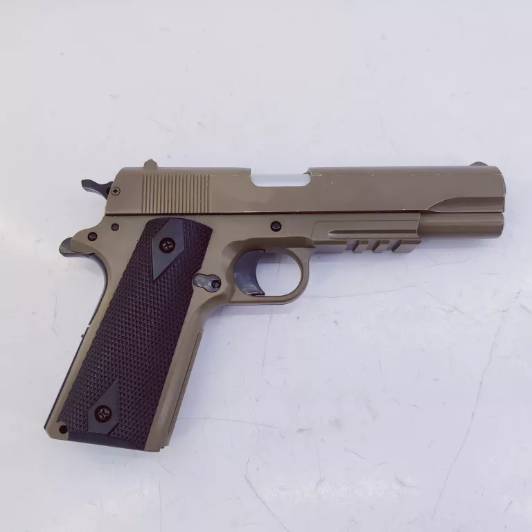 PISTOLET ASG COLT 1911A1 HPA METAL SLIDE TAN