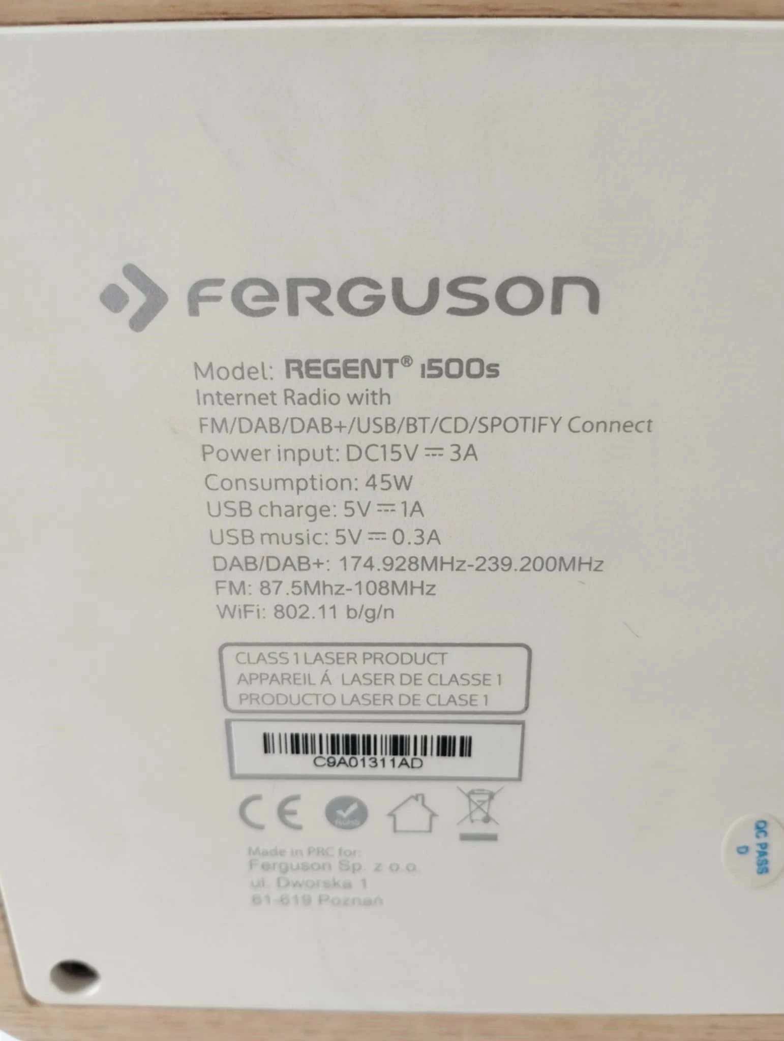 radio-ferguson-regent-i500-s-pilot-ean-gtin-5907115003337