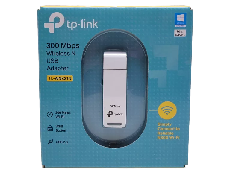 KARTA SIECIOWA WI-FI USB TP-LINK TL-WN821N KOMPLET