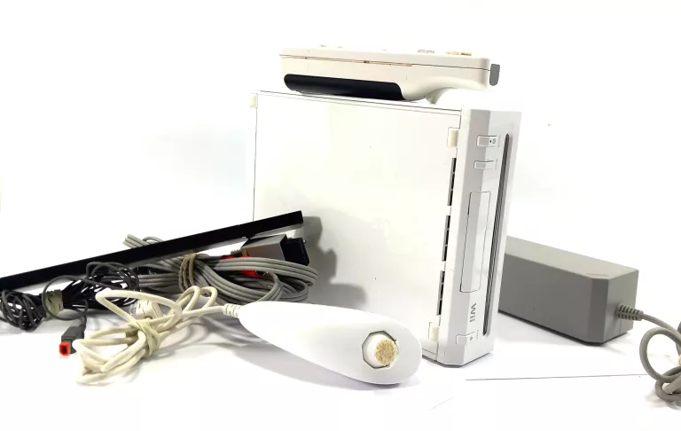 KONSOLA NINTENDO WII, KONTROLER, SENSOR, OKABLOWANIE,