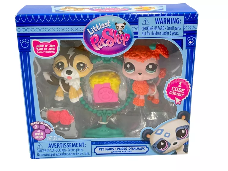 LITTLEST PET SHOP - SZCZENIACZKI 2-PAK DWA ZWIERZĄTKA + AKCESORIA
