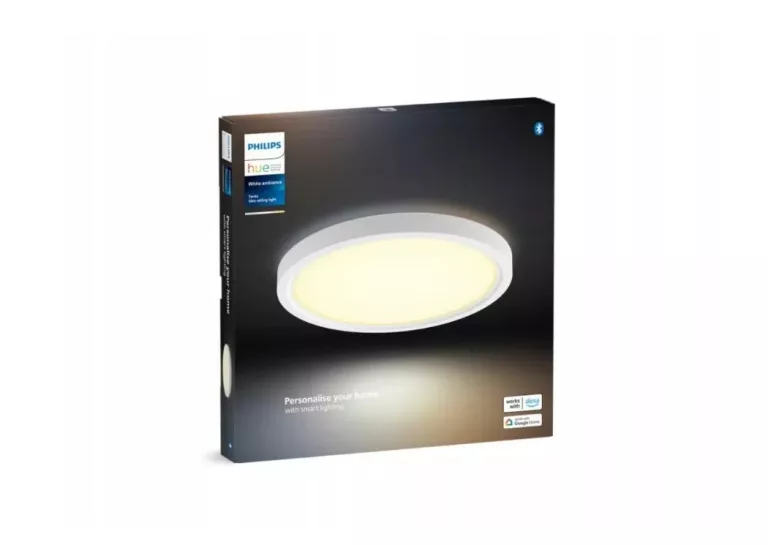 LAMPA PANELOWA PHILIPS HUE TENTO WHITE AMBIANCE ROUND S WHITE