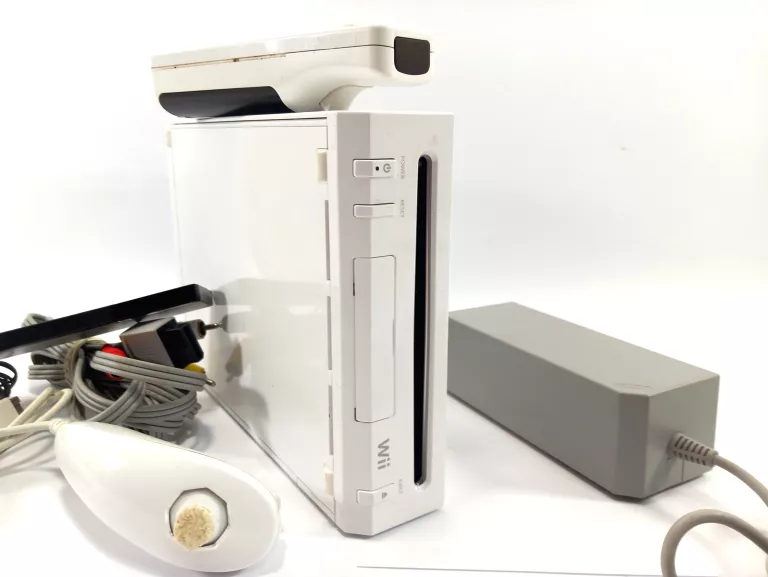 KONSOLA NINTENDO WII, KONTROLER, SENSOR, OKABLOWANIE,