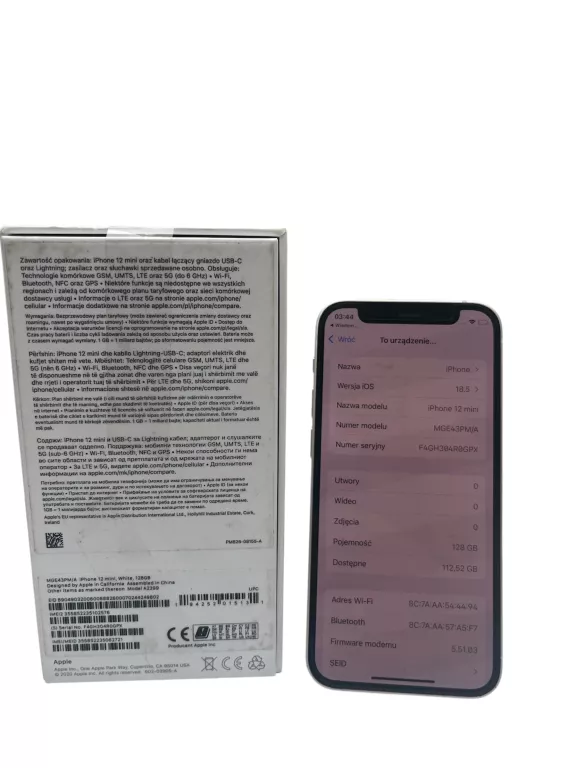 TELEFON IPHONE 12 MINI 128G