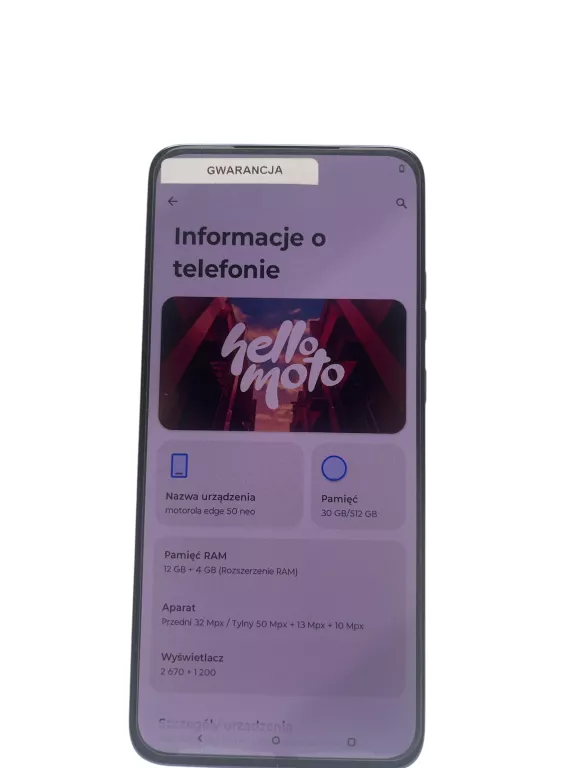 TELEFON MOTOROLA EDGE 50 NEO]