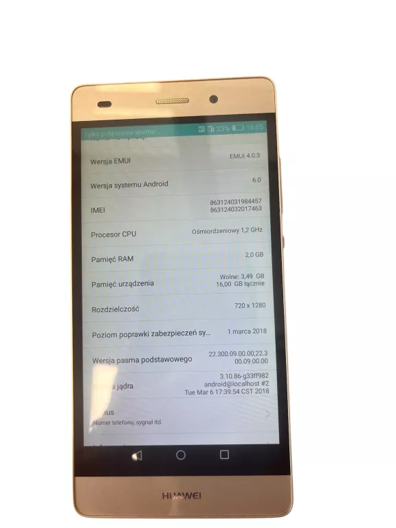 TELEFON HUAEI P8 LITE
