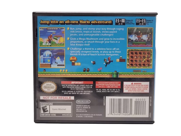 GRA NEW SUPER MARIO BROS NINTENDO DS