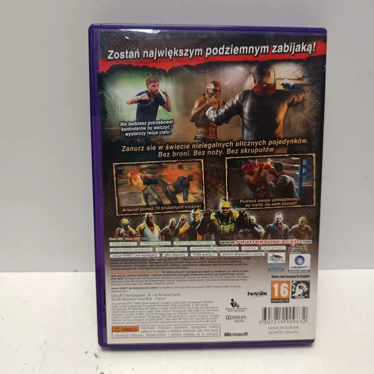 KINECT FIGHTERS UNCAGED XBOX 360