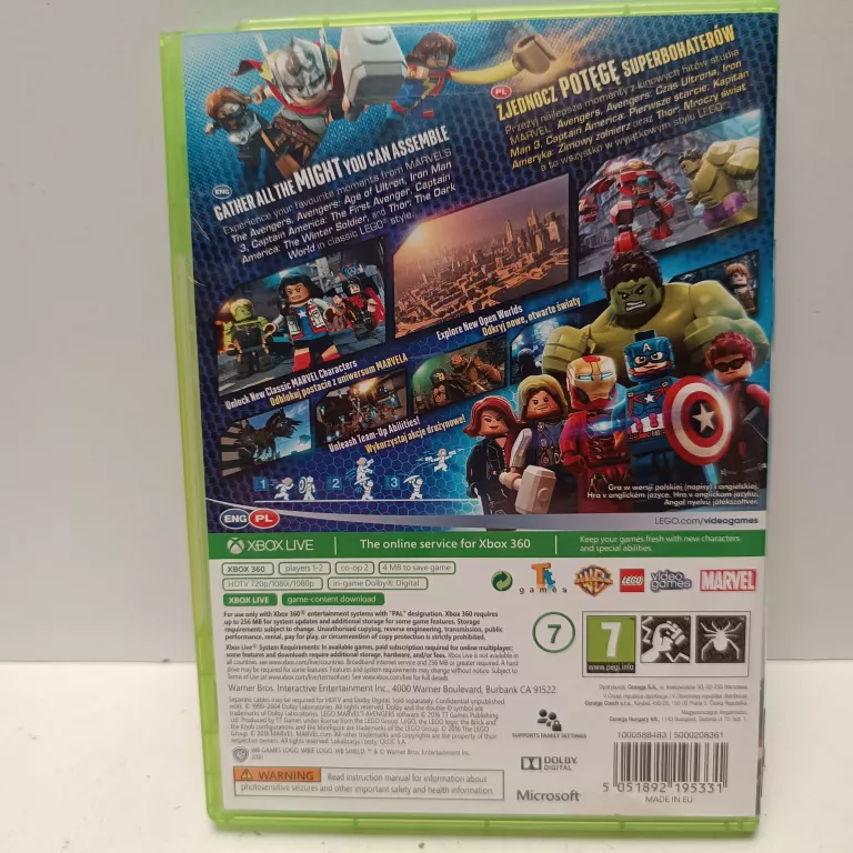GRA NA XBOX 360 -> LEGO MARVEL'S AVENGERS