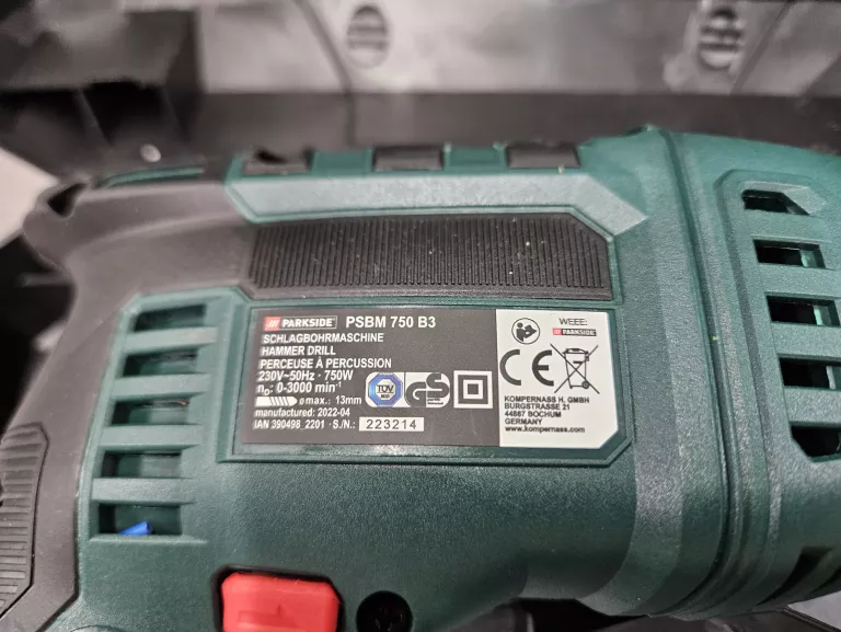 WIERTARKA PARKSIDE PSBM 750 B3