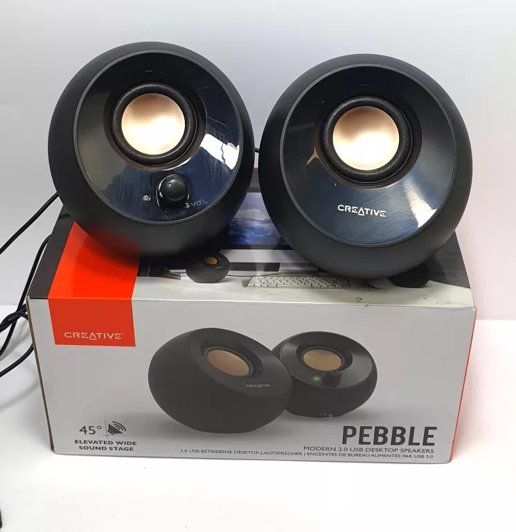 GŁOŚNIKI KOMPUTEROWE CREATIVE PEBBLE - GWARANCJA !!