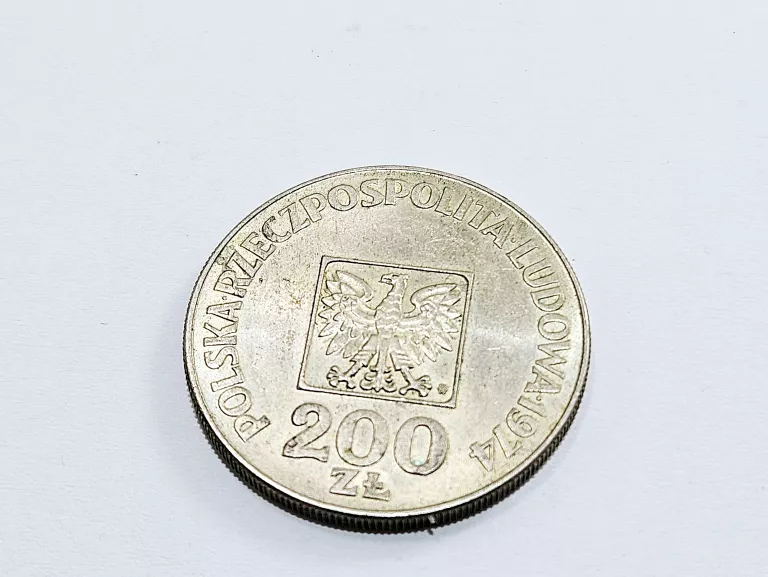 SREBRNA MONETA 200 ZŁ XXX LAT PRL