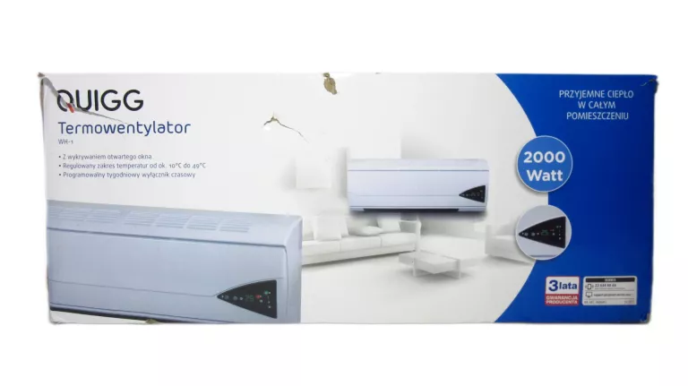 TERMOWENTYLATOR QUIGG WH-1