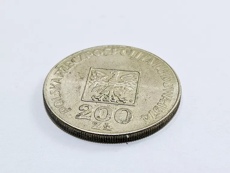 SREBRNA MONETA 200 ZŁ XXX LAT PRL