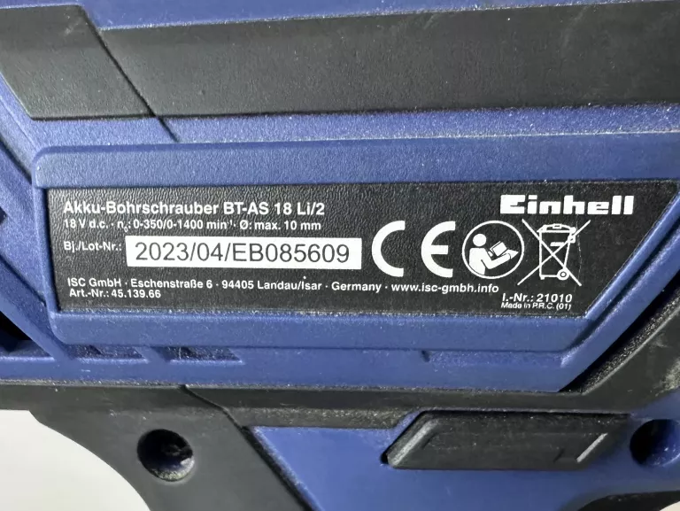 WKRĘTARKA EINHELL BT-AS 18 LI /2 18V AKU 1.5AH