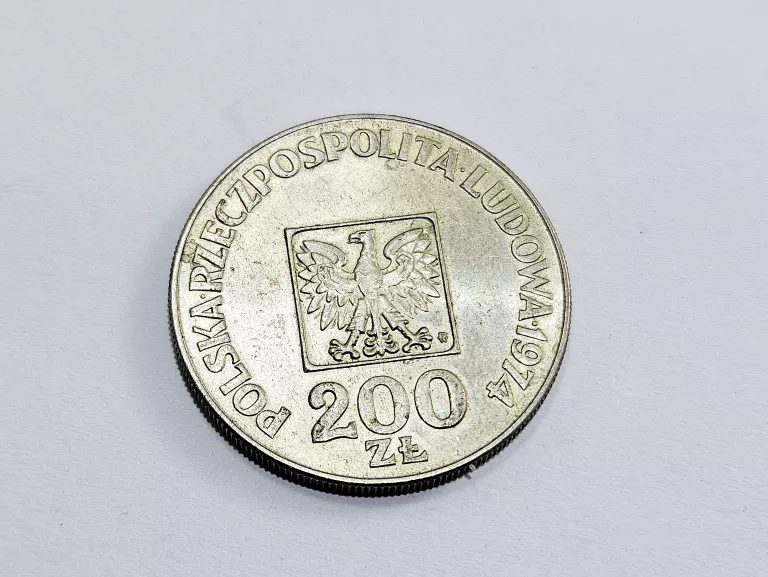 SREBRNA MONETA 200 ZŁ XXX LAT PRL