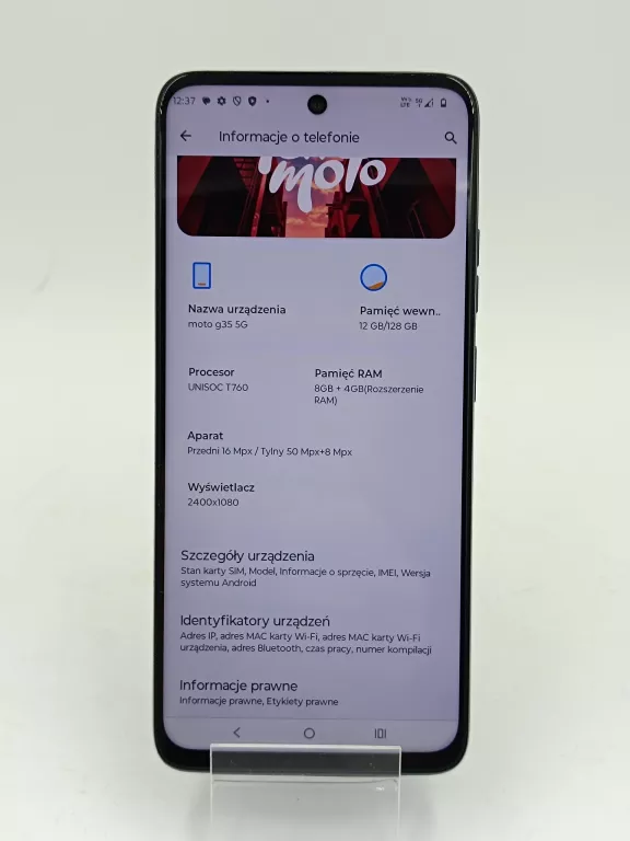 TELEFON MOTOROLA MOTO G35 6/128GB
