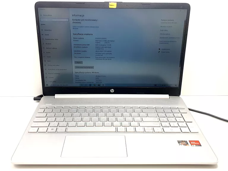 LAPTOP HP 15S-EQ2125NW ( RYZEN 3/8GB/256GB SSD/AMD GRAPH/W10H)