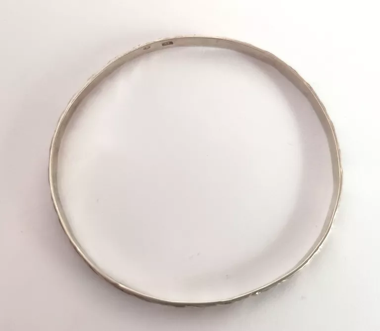 STARA SREBRNA BRANSOLETKA W.Ł 925 9,57G ŚR: 65MM