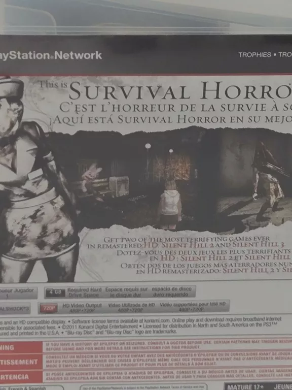 GRA NA PS3 SILENT HILL HD COLLECTION