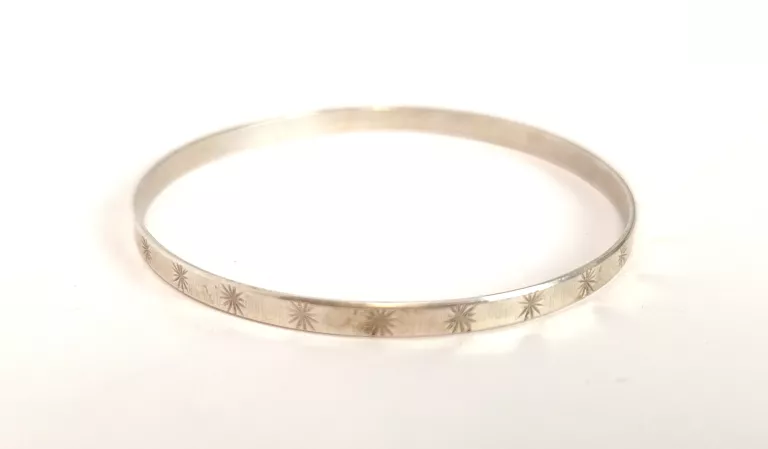 STARA SREBRNA BRANSOLETKA KOŁO 9,68G ŚR:70MM