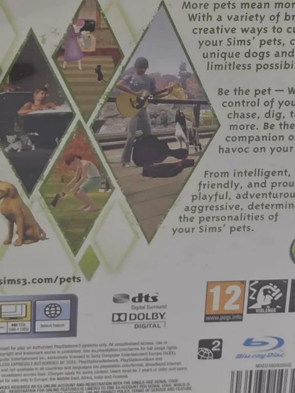GRA NA PS3 THE SIMS 3 PETS
