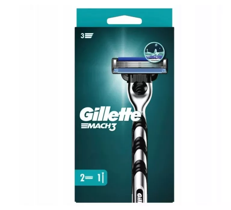 MASZYNKA NA WKŁADY DO GOLENIA GILLETTE MACH3 1 SZT 2 WKŁADY