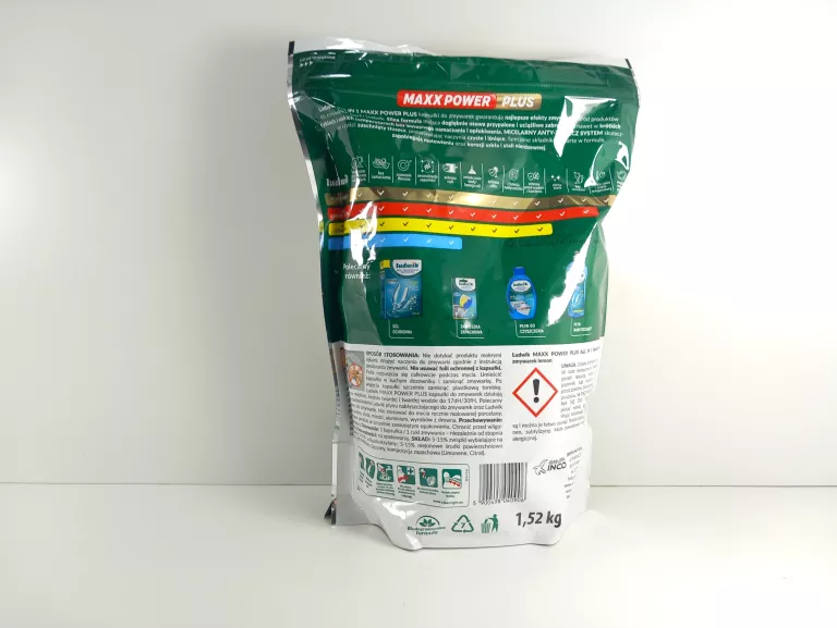 LUDWIK KAPSUŁKI DO ZMYWAREK LEMON 95 SZT