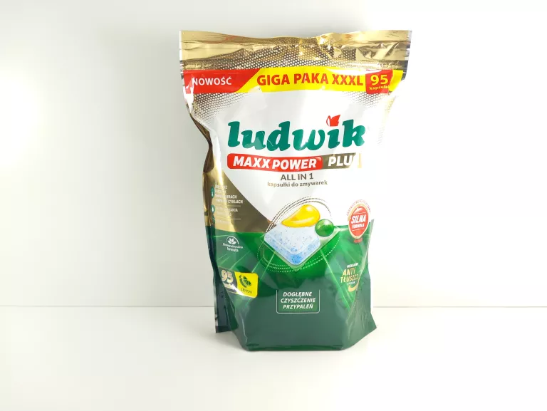 LUDWIK KAPSUŁKI DO ZMYWAREK LEMON 95 SZT