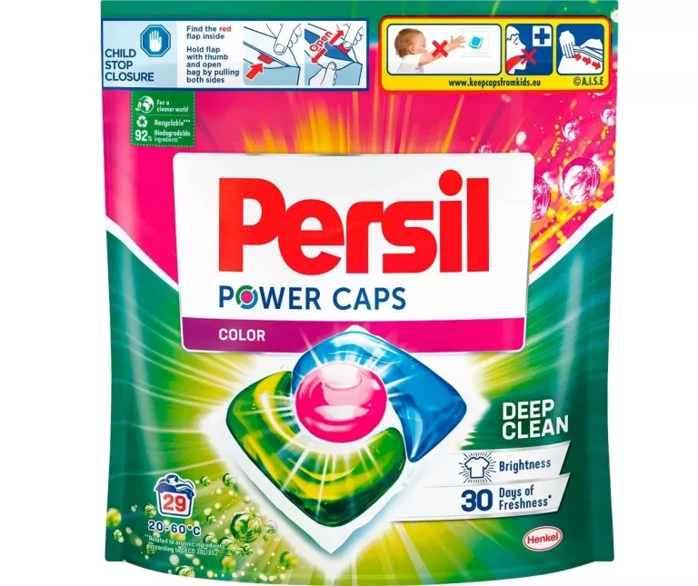 PERSIL POWER CAPS KAPSUŁKI DO PRANIA KOLORU 29 SZT