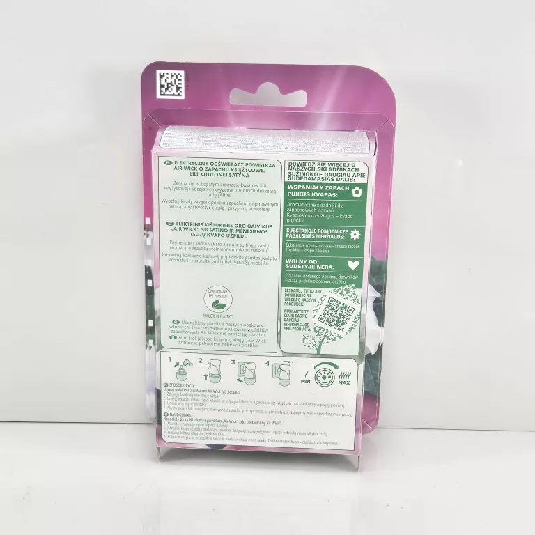 AIRWICK ODŚWIEŻACZ Z WKŁADEM KSIĘŻYCOWA LILIA 19ML #IGŁA