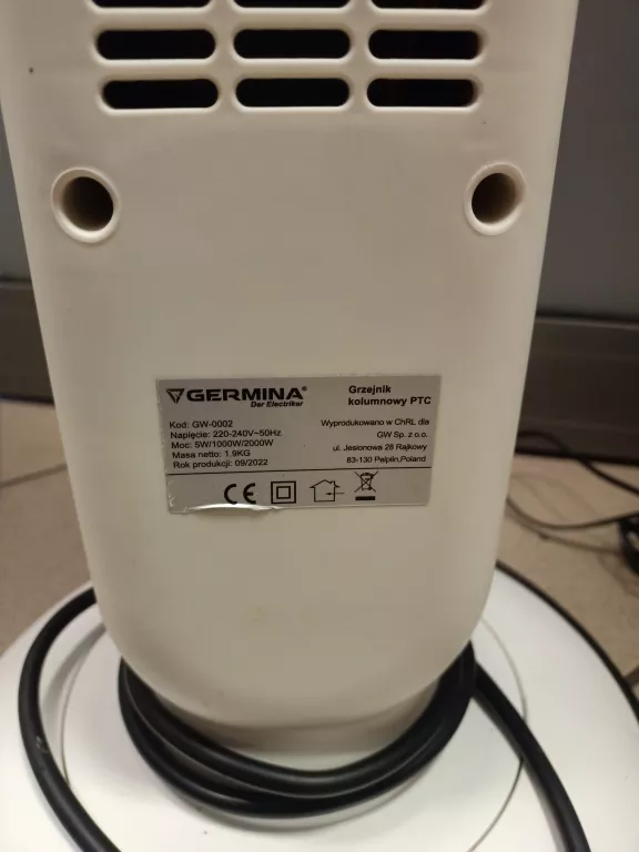 GRZEJNIK GW-0002 GERMINA