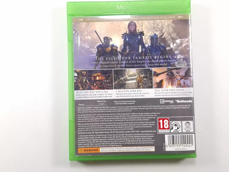 GRA XBOX ONE THE ELDER SCROLLS ONLINE