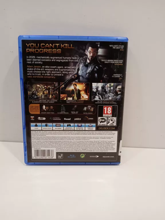 GRA NA PS4 DEUS EXMANKIND DIVIDED DAY ONE EDITION