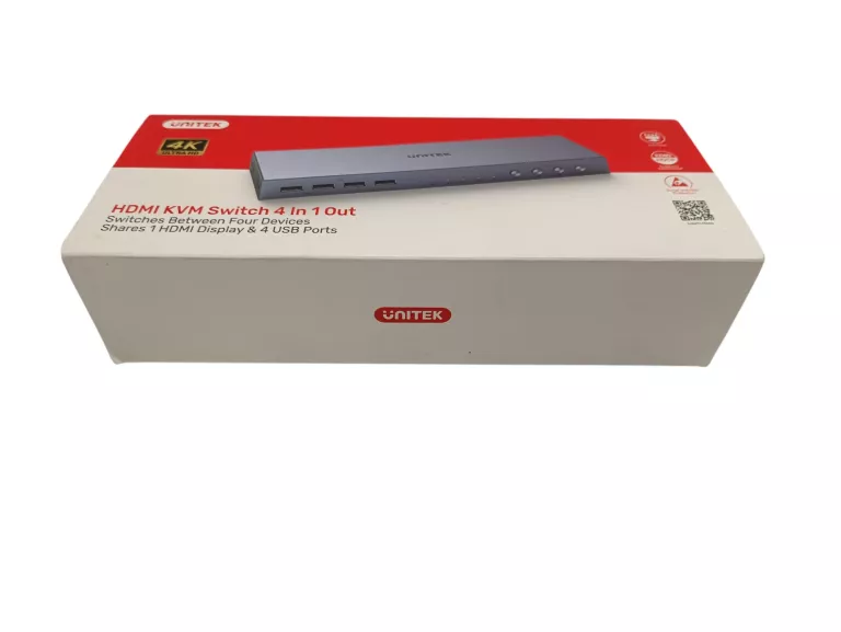 PRZEŁĄCZNICA UNITEK HDMI KVM SWITCH 4 IN 1 OUT