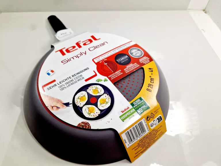 PATELNIA TRADYCYJNA TEFAL SIMPLY CLEAN 28 CM NON-STICK (NIEPRZYWIERAJĄCA)