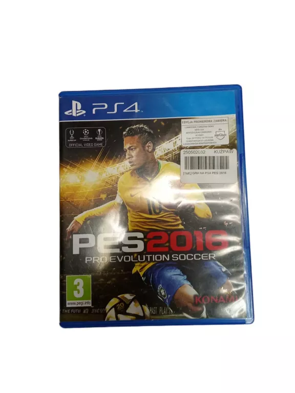 GRA NA PS4 PES 2016