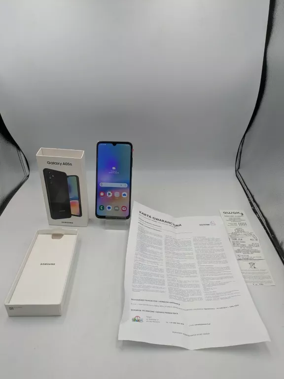 TELEFON SAMSUNG GALAXY A05S 4/64GB KOMPLET GWARANCJA