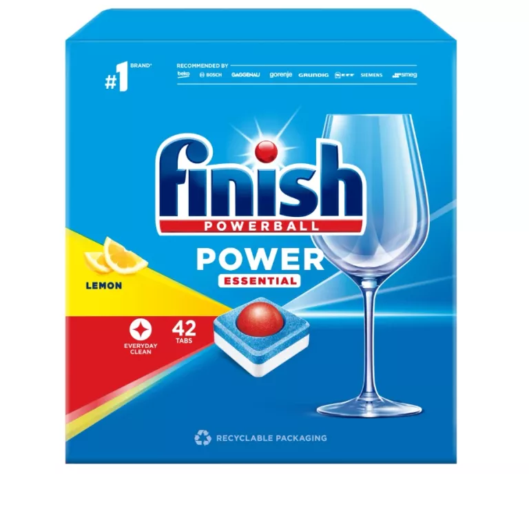 FINISH POWER ESSENTIAL LEMON TABLETKI DO ZMYWARKI 42 SZTUKI 5908252011346