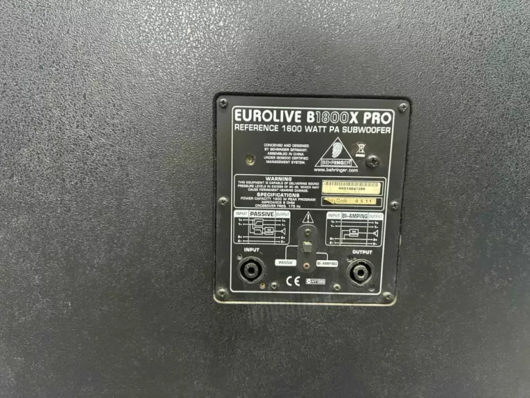 SUBWOOFER PASYWNY BEHRINGER PRO EUROLIVE B1800X PRO