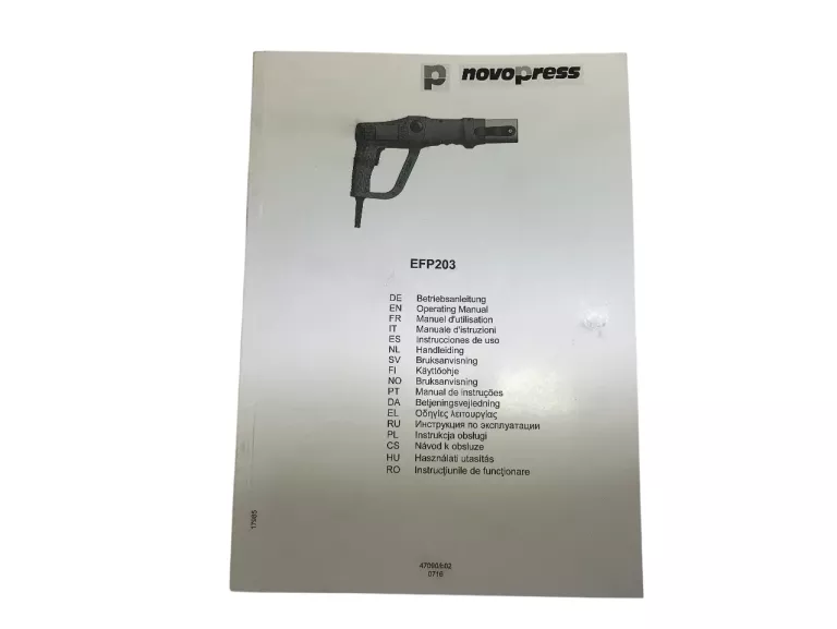 ZACISKARKA NOVOPRESS EFP203 WALIZKA