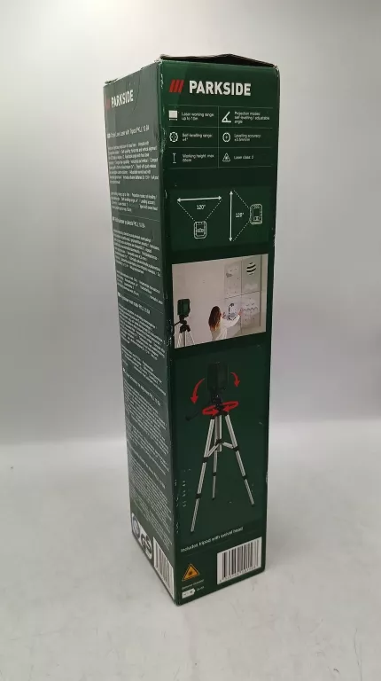 LASER KRZYŻOWY ZE STATYWEM PARKSIDE PKLL 10 B3