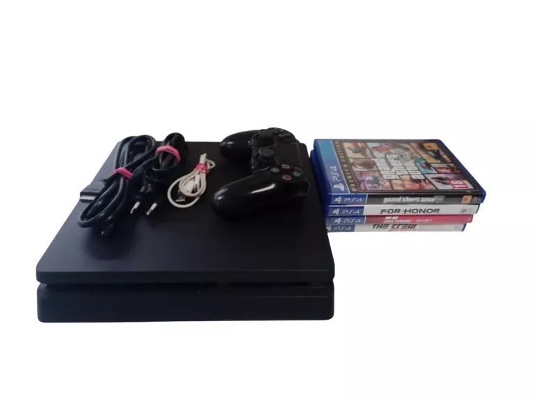 KONSOLA PS 4 SLIM 500GB +PAD +4 GRY GRATIS