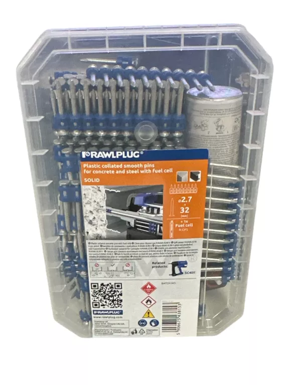 GWOŹDZIE RAWLPLUG SC40II-32MM R-KNC-6/32 2X500SZT+ 2GAZ GP5-S +1C+35C