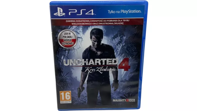 UNCHARTED 4 KRES ZŁODZIEJA PS4 PL PUDEŁKOWA