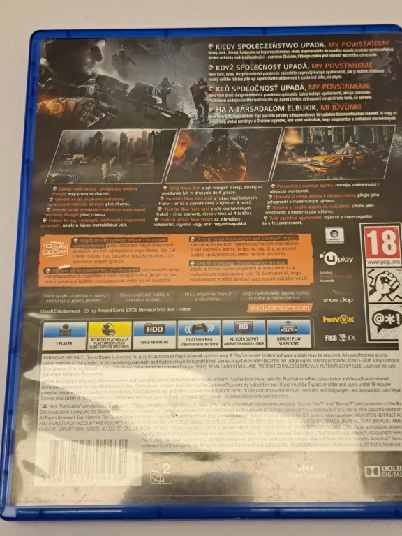 GRA PS4 TOM CLANCY'S
