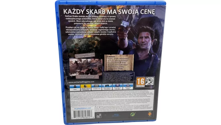 UNCHARTED 4 KRES ZŁODZIEJA PS4 PL PUDEŁKOWA