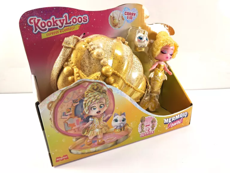 LALKA KOOKYLOOS MERMAID - JEWEL - LALECZKA SYRENKA TOREBKA *IDEAŁ*