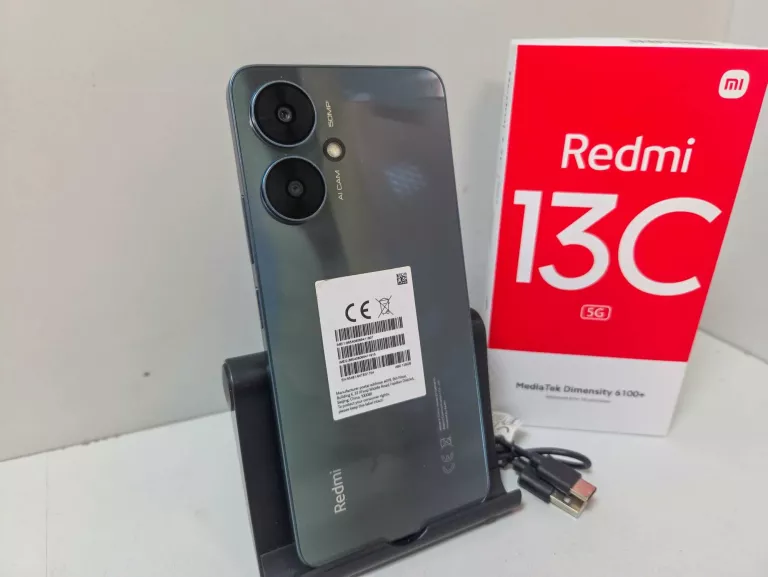 SMARTFON XIAOMI REDMI 13C 4 GB / 128 GB 4G (LTE) STAN BDB!